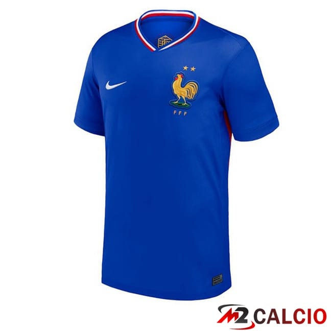 Maglie Calcio Personalizzate,Tute Calcio Squadre,Maglia Nazionale Italiana Calcio | Maglie Calcio Francia Prima Blu UEFA Euro 2024