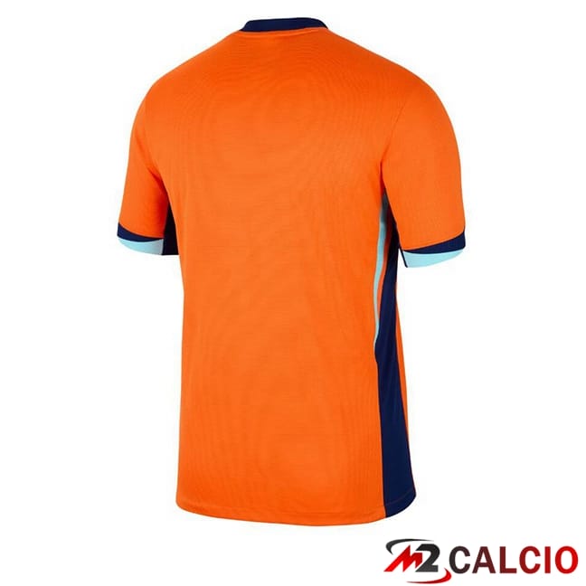 Maglie Calcio Paesi Bassi Prima Arancia UEFA Euro 2024