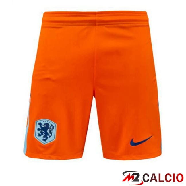 Maglie Calcio Paesi Bassi Prima Arancia UEFA Euro 2024