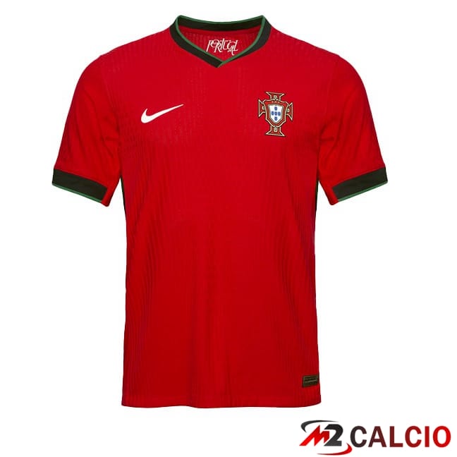 Maglie Calcio Personalizzate,Tute Calcio Squadre,Maglia Nazionale Italiana Calcio | Maglie Calcio Portogallo Prima Rosso UEFA Euro 2024