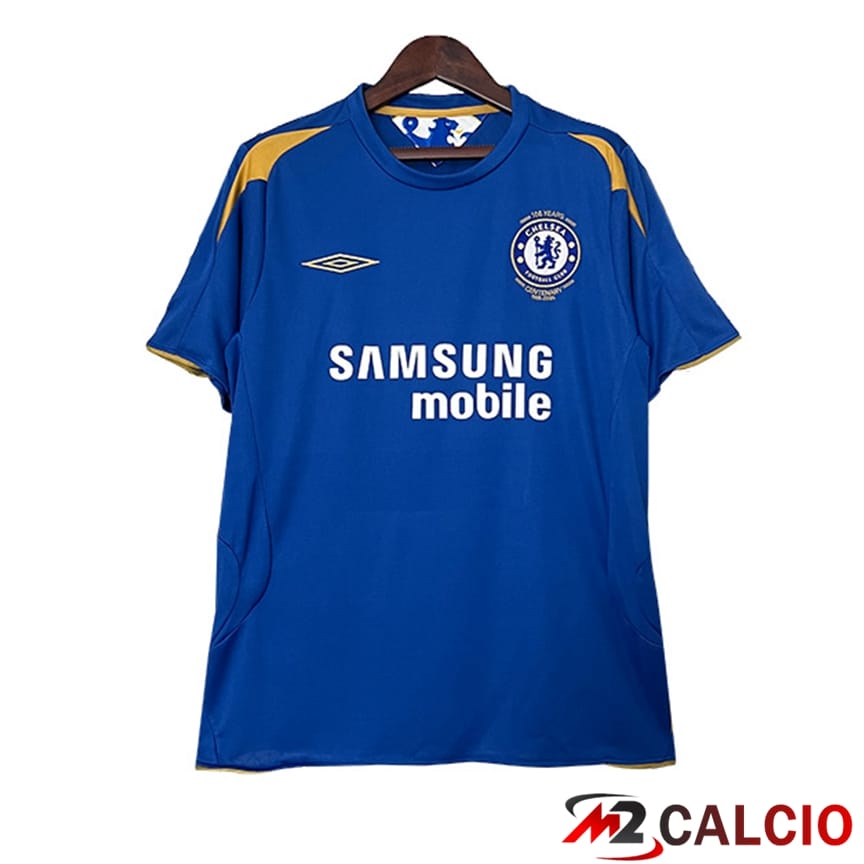 Maglie Calcio Personalizzate,Tute Calcio Squadre,Maglia Nazionale Italiana Calcio | Maglie Calcio FC Chelsea Retro Prima 2005/2006