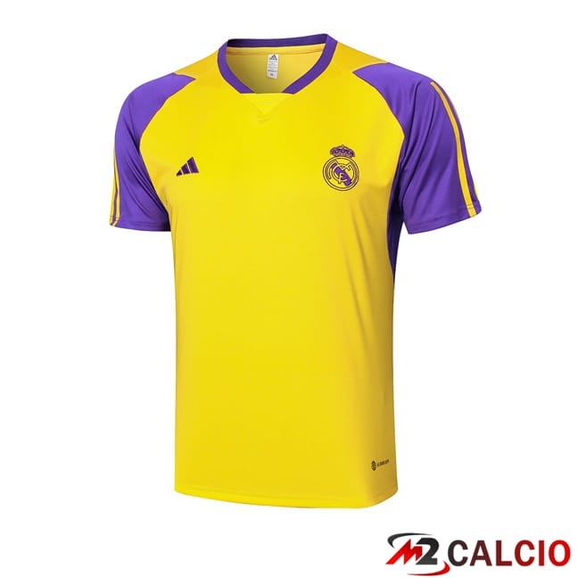 T Shirt Allenamento Real Madrid Giallo 2024/2025