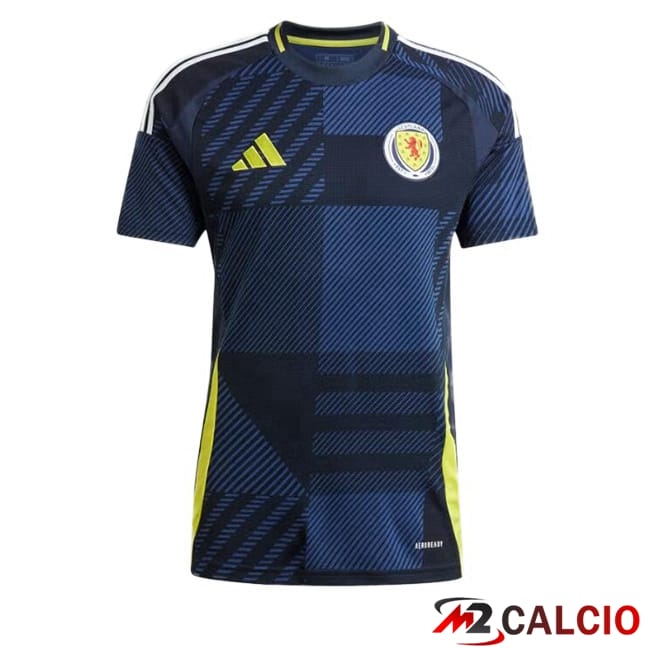 Maglie Calcio Personalizzate,Tute Calcio Squadre,Maglia Nazionale Italiana Calcio | Maglie Calcio Scozia Prima Blu Reale 2024/2025