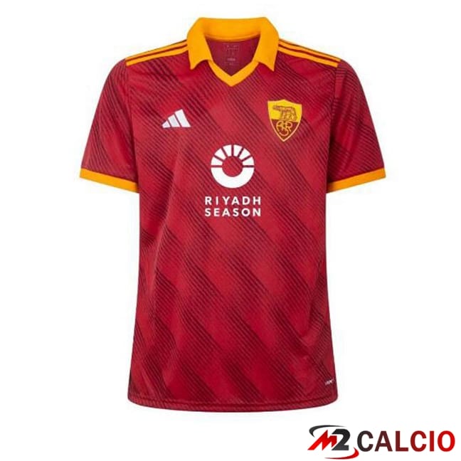 Maglie Calcio Personalizzate,Tute Calcio Squadre,Maglia Nazionale Italiana Calcio | Maglie Calcio AS Roma Quarto Rosso 2023/2024
