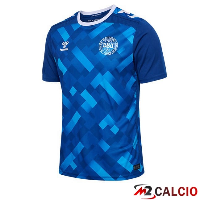 Maglie Calcio Personalizzate,Tute Calcio Squadre,Maglia Nazionale Italiana Calcio | Maglie Calcio Danimarca Portiere Blu UEFA Euro 2024
