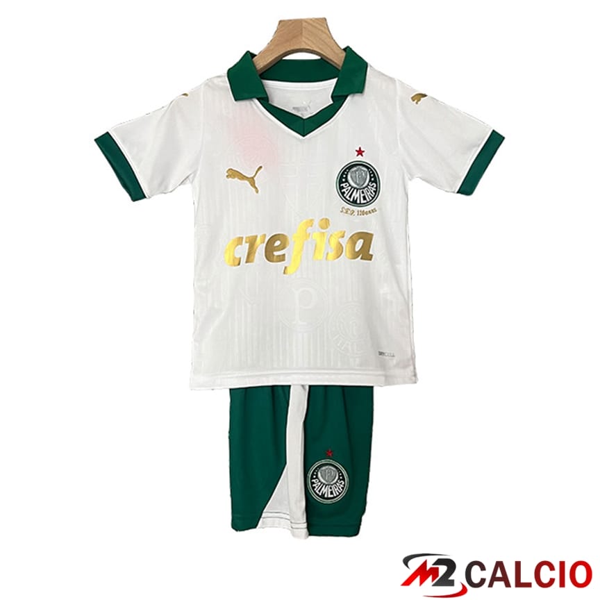 Maglie Calcio Personalizzate,Tute Calcio Squadre,Maglia Nazionale Italiana Calcio | Maglie Calcio Palmeiras Bambino Seconda 2024/2025