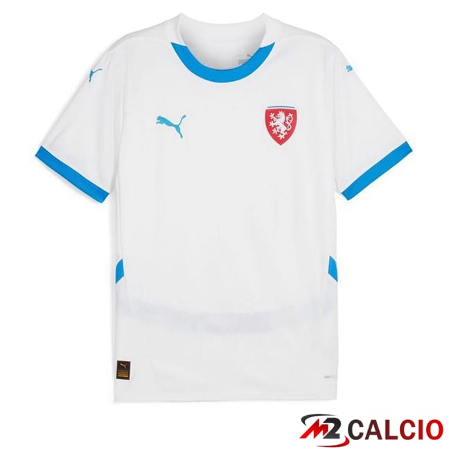 Maglie Calcio Personalizzate,Tute Calcio Squadre,Maglia Nazionale Italiana Calcio | Maglie Calcio Repubblica Ceca Seconda Bianco UEFA Euro 2024