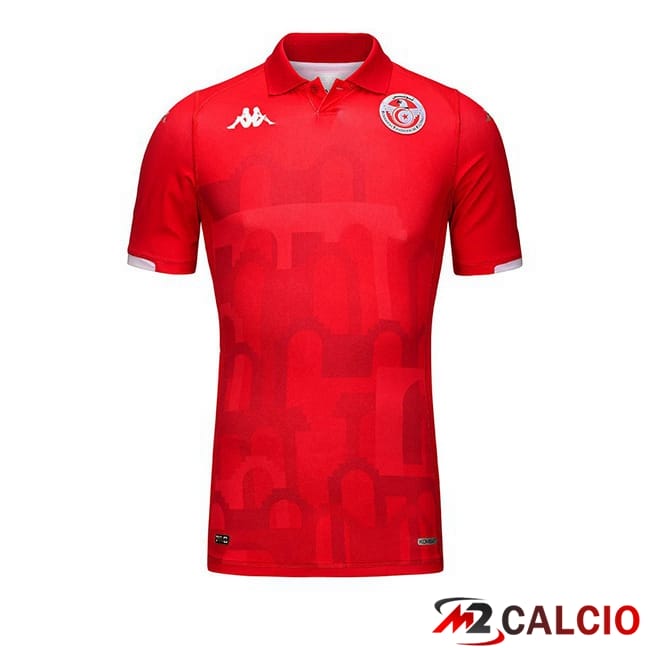 Maglie Calcio Personalizzate,Tute Calcio Squadre,Maglia Nazionale Italiana Calcio | Maglie Calcio Tunisia Prima Rosso 2024/2025