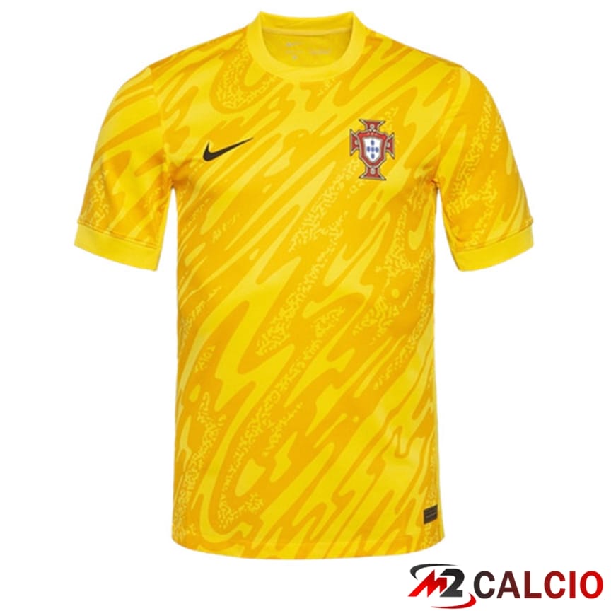 Maglie Calcio Personalizzate,Tute Calcio Squadre,Maglia Nazionale Italiana Calcio | Maglie Calcio Portogallo Portiere UEFA Euro 2024