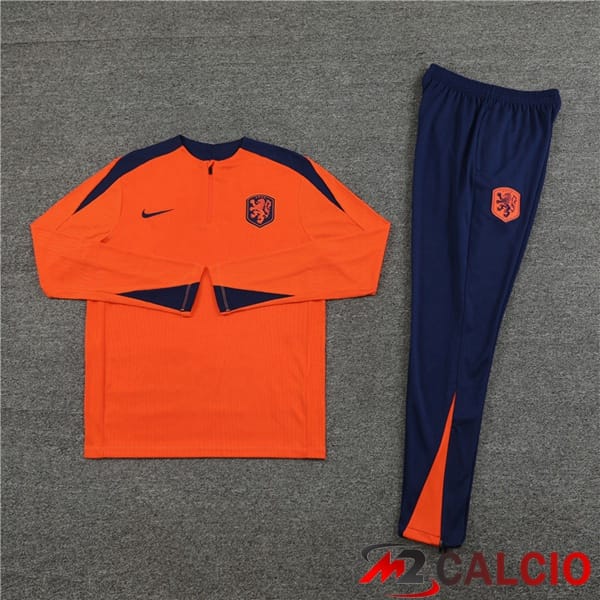 Tuta Calcio Paesi Bassi Arancia 2024/2025
