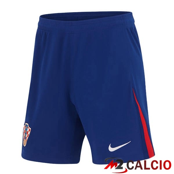Maglie Calcio Croazia Seconda Blu 2024/2025