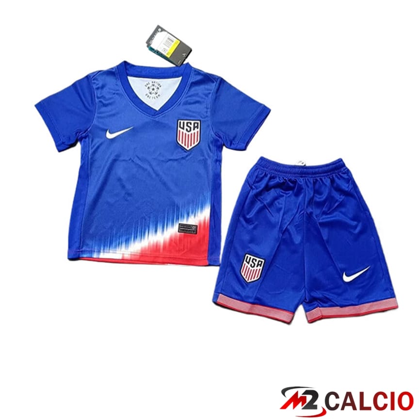 Maglie Calcio Personalizzate,Tute Calcio Squadre,Maglia Nazionale Italiana Calcio | Maglie Calcio USA Bambino Seconda 2024/2025