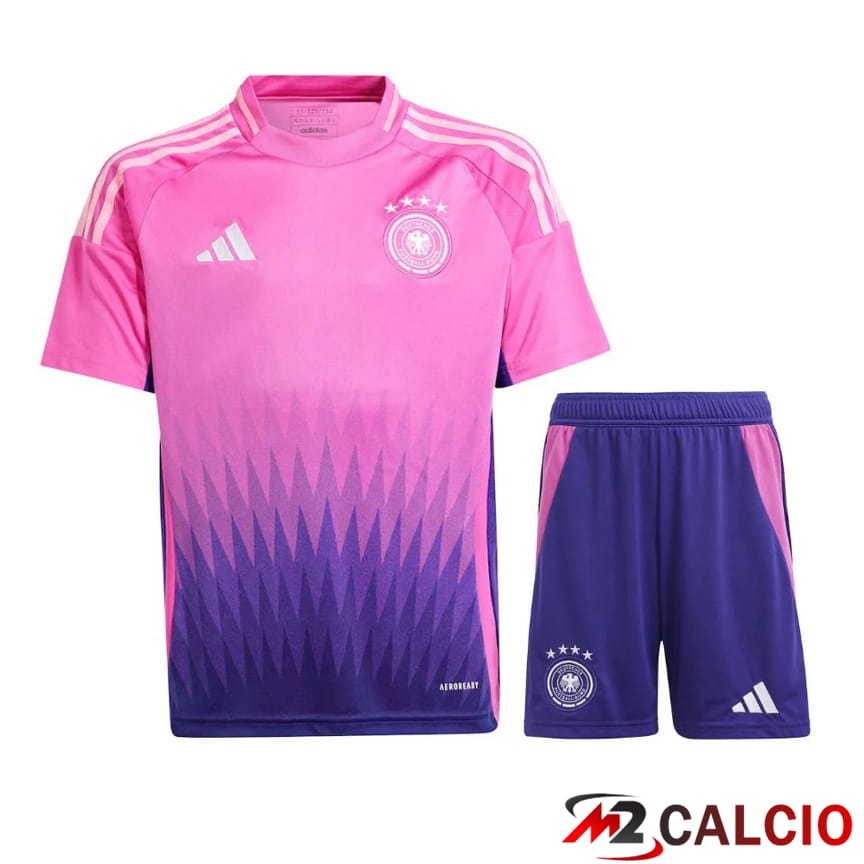 Maglie Calcio Personalizzate,Tute Calcio Squadre,Maglia Nazionale Italiana Calcio | Maglia Nazionale Germania Seconda + Pantaloncini UEFA Euro 2024