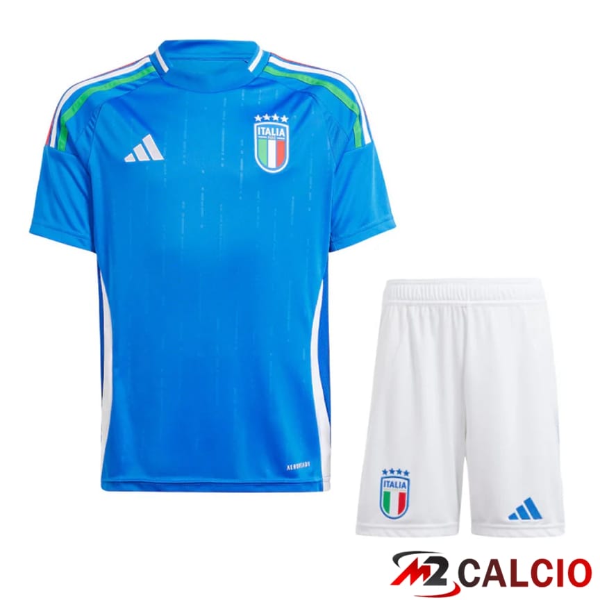 Maglie Calcio Personalizzate,Tute Calcio Squadre,Maglia Nazionale Italiana Calcio | Maglia Nazionale Italia Prima + Pantaloncini UEFA Euro 2024