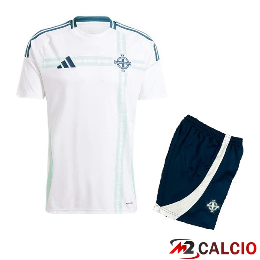 Maglie Calcio Personalizzate,Tute Calcio Squadre,Maglia Nazionale Italiana Calcio | Maglia Nazionale Irlanda Seconda + Pantaloncini 2024/2025