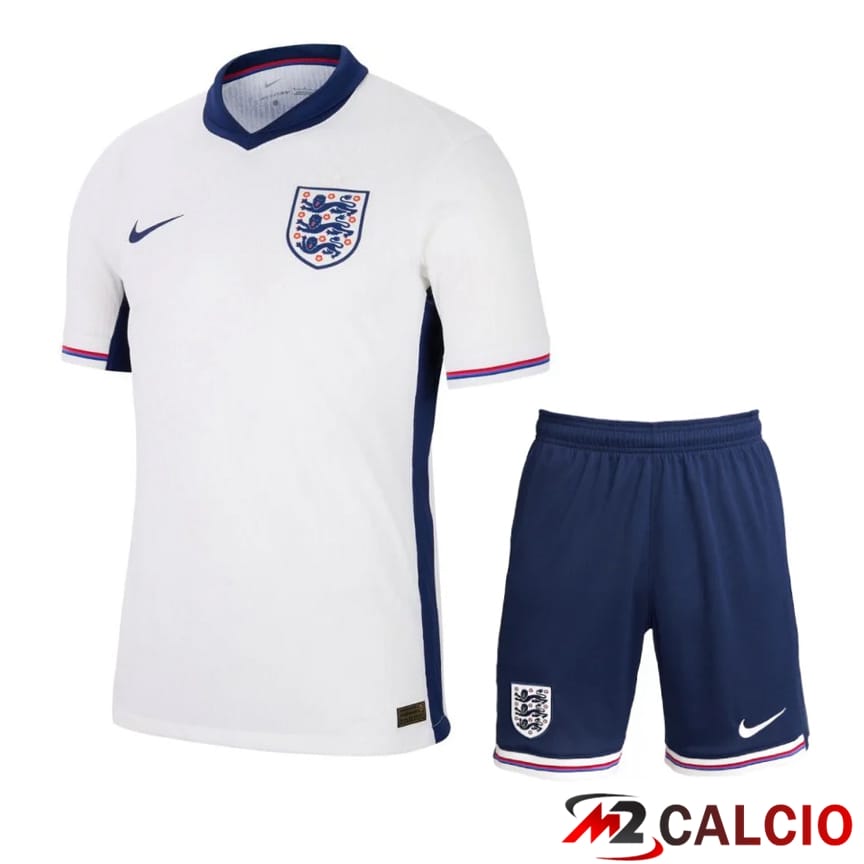 Maglie Calcio Personalizzate,Tute Calcio Squadre,Maglia Nazionale Italiana Calcio | Maglia Nazionale Inghilterra Prima + Pantaloncini UEFA Euro 2024