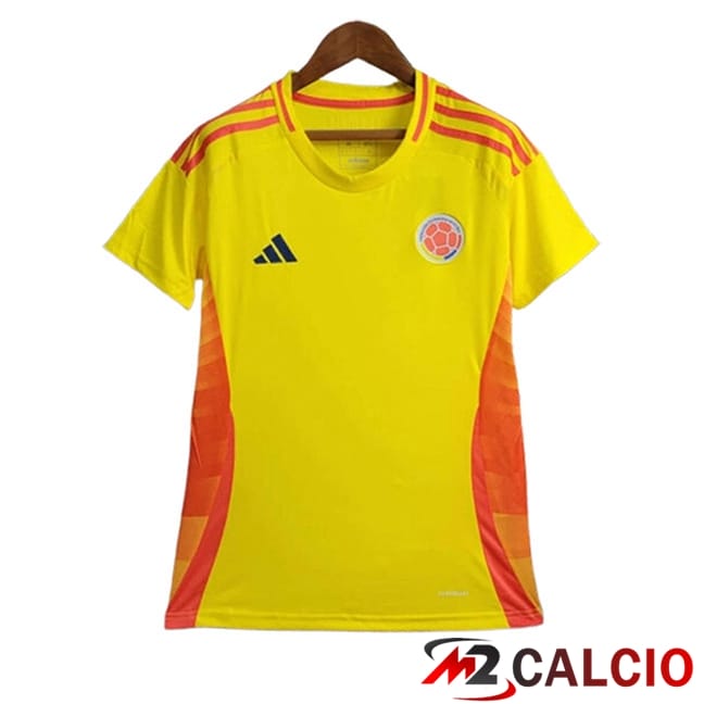 Maglie Calcio Personalizzate,Tute Calcio Squadre,Maglia Nazionale Italiana Calcio | Maglie Calcio Colombia Donna Prima 2024/2025