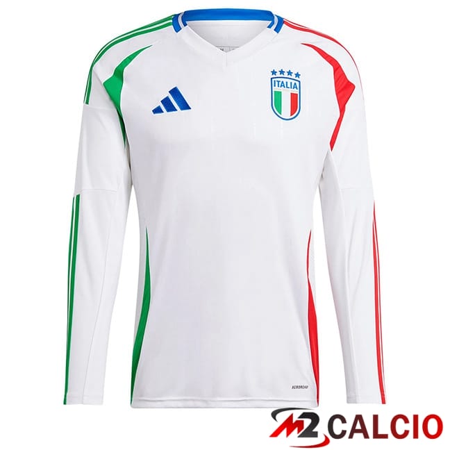 Maglie Calcio Italia Seconda Manica Lunga 2024/2025