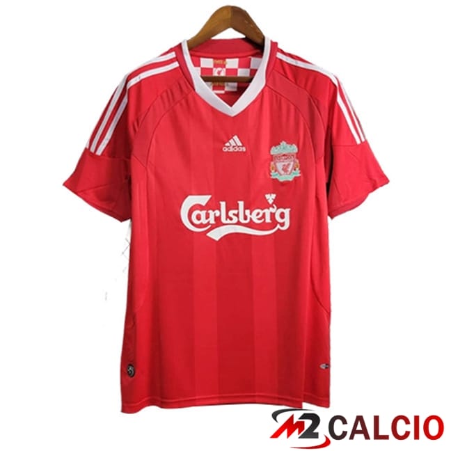 Maglie Calcio Personalizzate,Tute Calcio Squadre,Maglia Nazionale Italiana Calcio | Maglie Calcio FC Liverpool Retro Prima 2008/2009