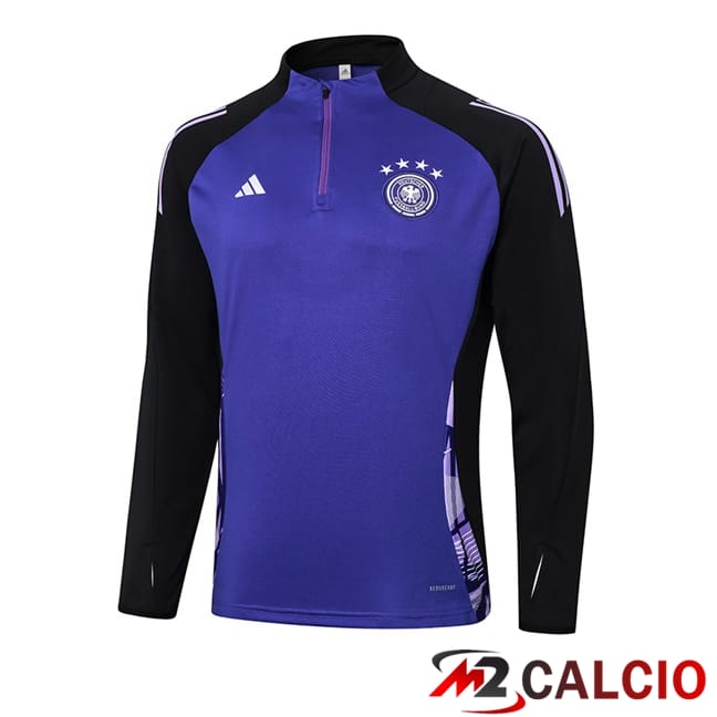 Maglie Calcio Personalizzate,Tute Calcio Squadre,Maglia Nazionale Italiana Calcio | Felpa Allenamento Germania Viola 2024/2025