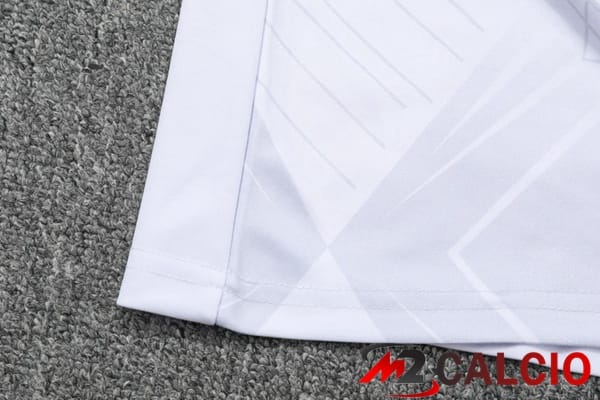 Insieme Tuta Calcio Real Madrid Bianco Giallo 2024/2025
