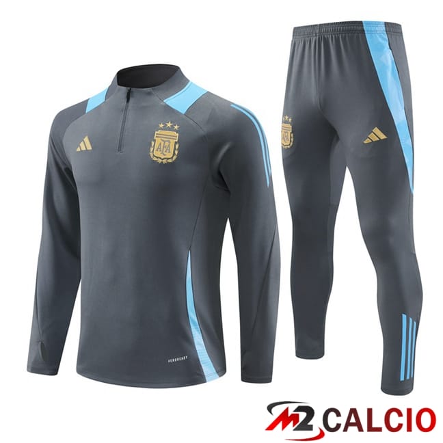 Maglie Calcio Personalizzate,Tute Calcio Squadre,Maglia Nazionale Italiana Calcio | Insieme Tuta Calcio Argentina Grigio 2024/2025