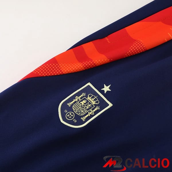 Insieme Tuta Calcio - Giacca Spagna Blu Reale 2024/2025