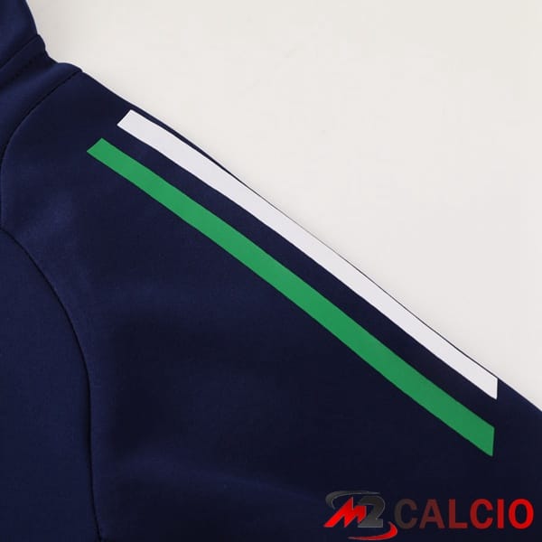 Insieme Tuta Calcio - Giacca Italia Blu Reale 2024/2025