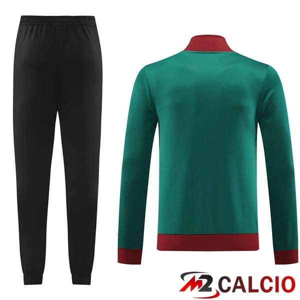 Insieme Tuta Calcio - Giacca Messico Verde 2024/2025