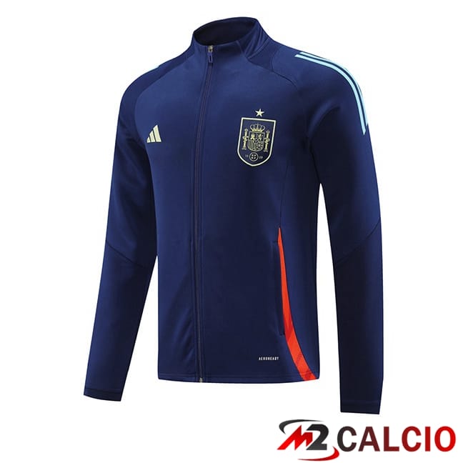 Maglie Calcio Personalizzate,Tute Calcio Squadre,Maglia Nazionale Italiana Calcio | Giacca Calcio Spagna Blu Reale 2024/2025