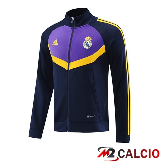 Giacca Calcio Real Madrid Blu Reale Viola 2024/2025