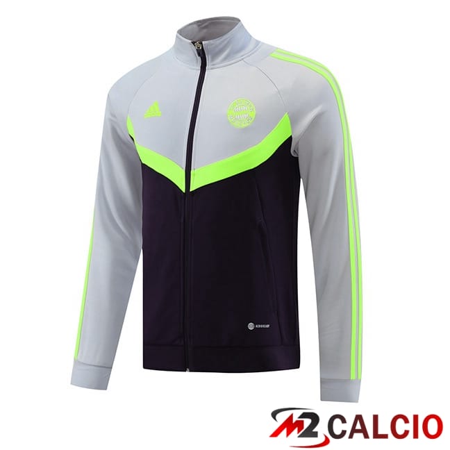 Giacca Calcio Bayern Monaco Grigio Nero 2024/2025