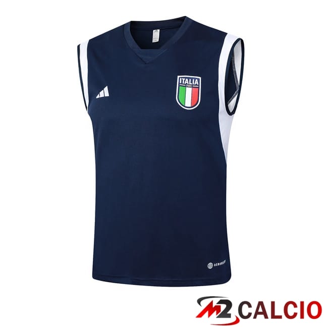 Maglie Calcio Personalizzate,Tute Calcio Squadre,Maglia Nazionale Italiana Calcio | Canotta Allenamento Italia Blu Reale 2024/2025