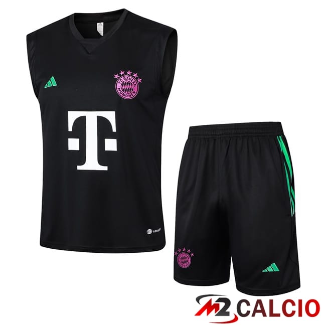 Canotta Allenamento Bayern Monaco + Pantaloncini Nero 2024/2025