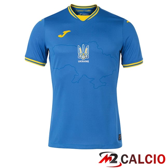 Maglie Calcio Personalizzate,Tute Calcio Squadre,Maglia Nazionale Italiana Calcio | Maglie Calcio Ucraina Seconda UEFA Euro 2024