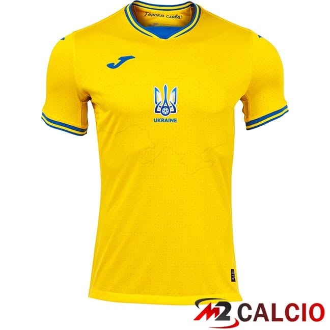 Maglie Calcio Personalizzate,Tute Calcio Squadre,Maglia Nazionale Italiana Calcio | Maglie Calcio Ucraina Prima UEFA Euro 2024