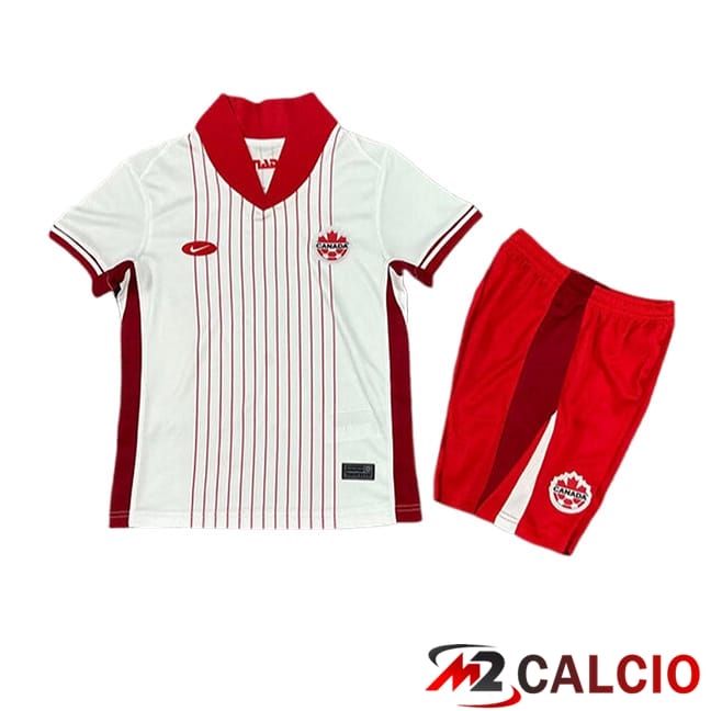 Maglie Calcio Personalizzate,Tute Calcio Squadre,Maglia Nazionale Italiana Calcio | Maglie Calcio Canada Bambino Seconda UEFA Euro 2024