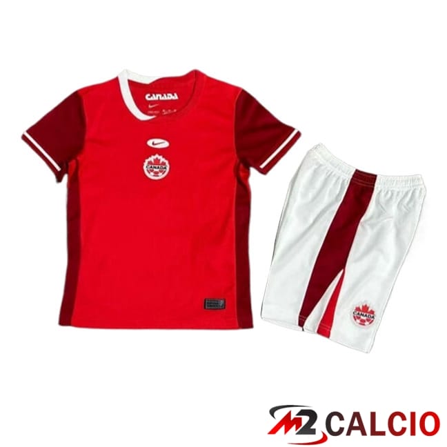 Maglie Calcio Personalizzate,Tute Calcio Squadre,Maglia Nazionale Italiana Calcio | Maglie Calcio Canada Bambino Prima UEFA Euro 2024
