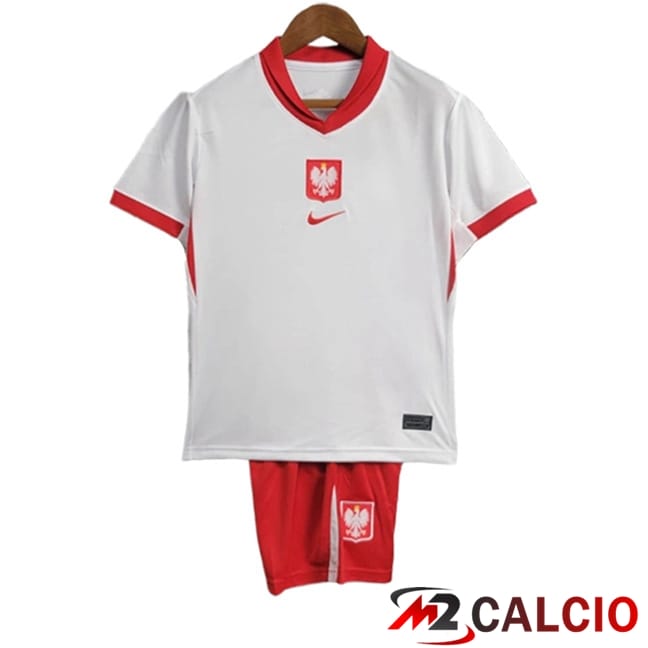Maglie Calcio Personalizzate,Tute Calcio Squadre,Maglia Nazionale Italiana Calcio | Nuova Maglie Calcio Polonia Bambino Prima 2024/2025