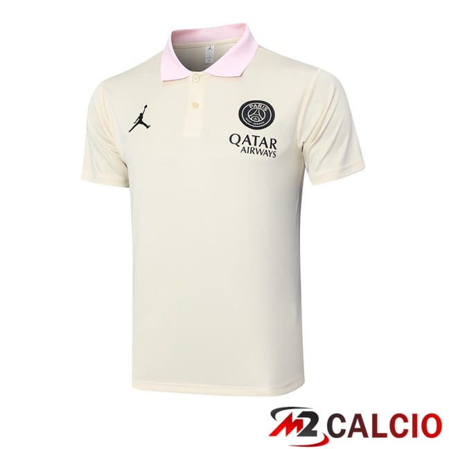 Maglie Calcio Personalizzate,Tute Calcio Squadre,Maglia Nazionale Italiana Calcio | Maglia Polo Paris PSG Giallo 2024/2025