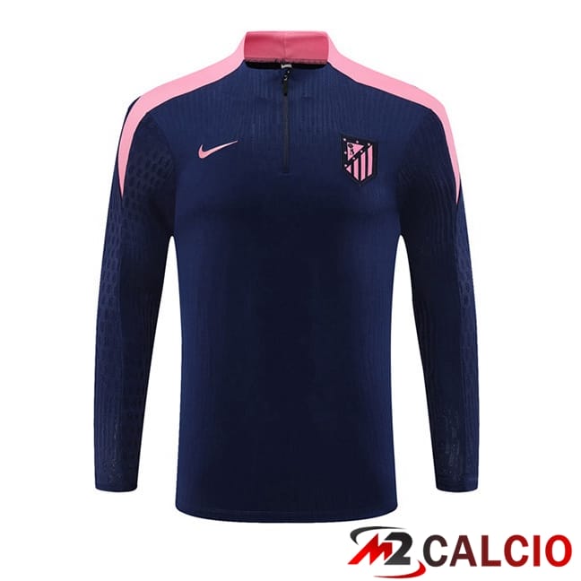 Maglie Calcio Personalizzate,Tute Calcio Squadre,Maglia Nazionale Italiana Calcio | Felpa Allenamento Atletico Madrid Blu Reale 2024/2025