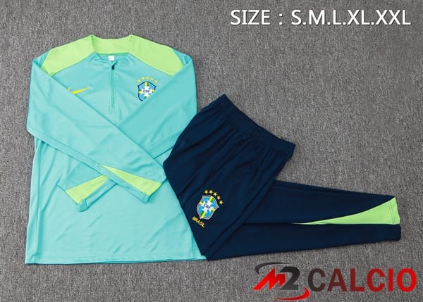 Insieme Tuta Calcio Brasile Verde 2024/2025