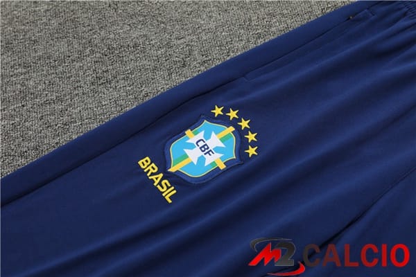Insieme Tuta Calcio Brasile Blu Reale 2024/2025