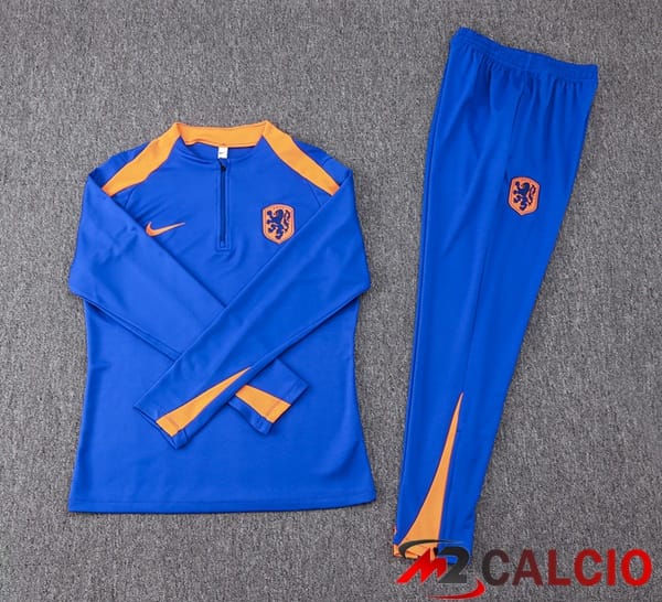 Insieme Tuta Calcio Paesi Bassi Blu 2024/2025