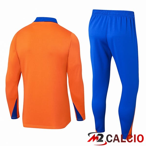 Insieme Tuta Calcio Paesi Bassi Arancia 2024/2025