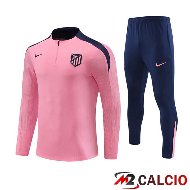 Maglie Calcio Personalizzate,Tute Calcio Squadre,Maglia Nazionale Italiana Calcio | Insieme Tuta Calcio Atletico Madrid Rosa 2024/2025