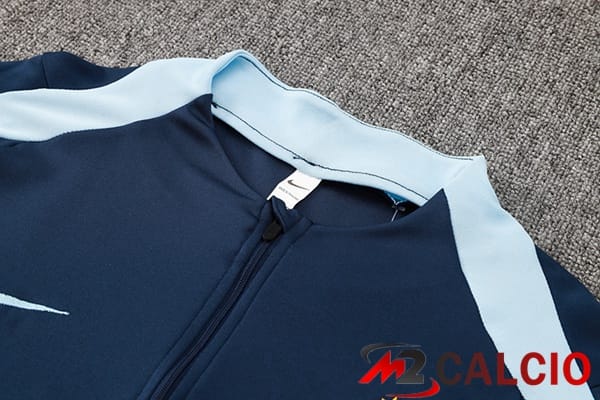 Insieme Tuta Calcio Francia Blu Reale 2024/2025