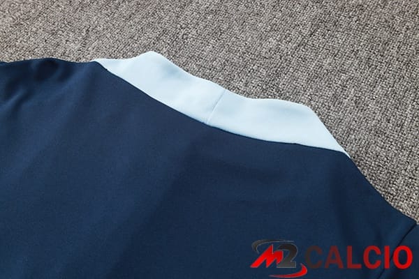 Insieme Tuta Calcio Francia Blu Reale 2024/2025