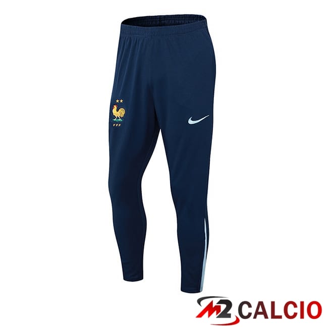 Maglie Calcio Personalizzate,Tute Calcio Squadre,Maglia Nazionale Italiana Calcio | Pantaloni Da Allenamento Francia Blu Reale 2024/2025