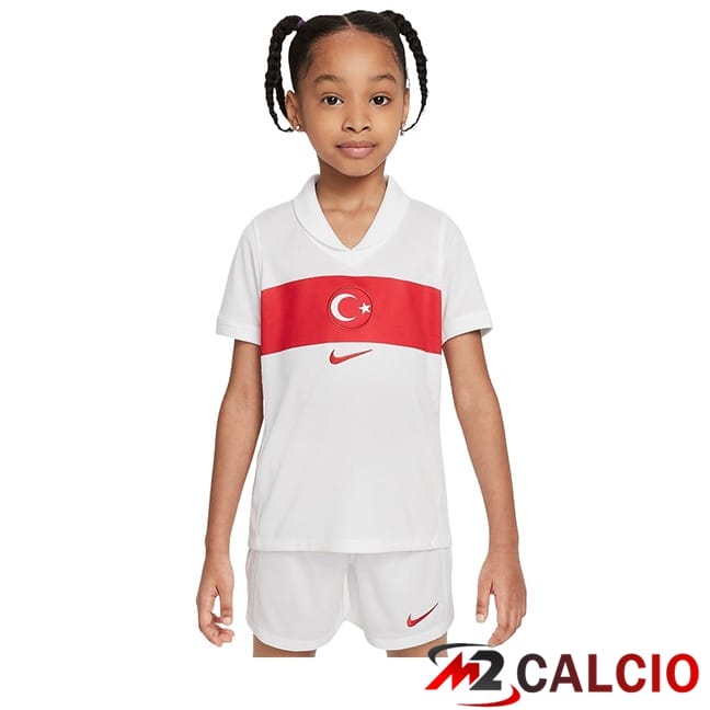 Maglie Calcio Turco Bambino Prima UEFA Euro 2024